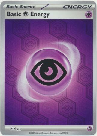 Scarlet & Violet Energy Basic Psychic Energy [Holo] Pokémon card